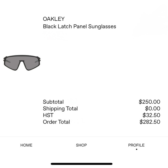 Oakley Latch Panel Sunglasses Prizm Black Lenses, 
Matte Black Frame